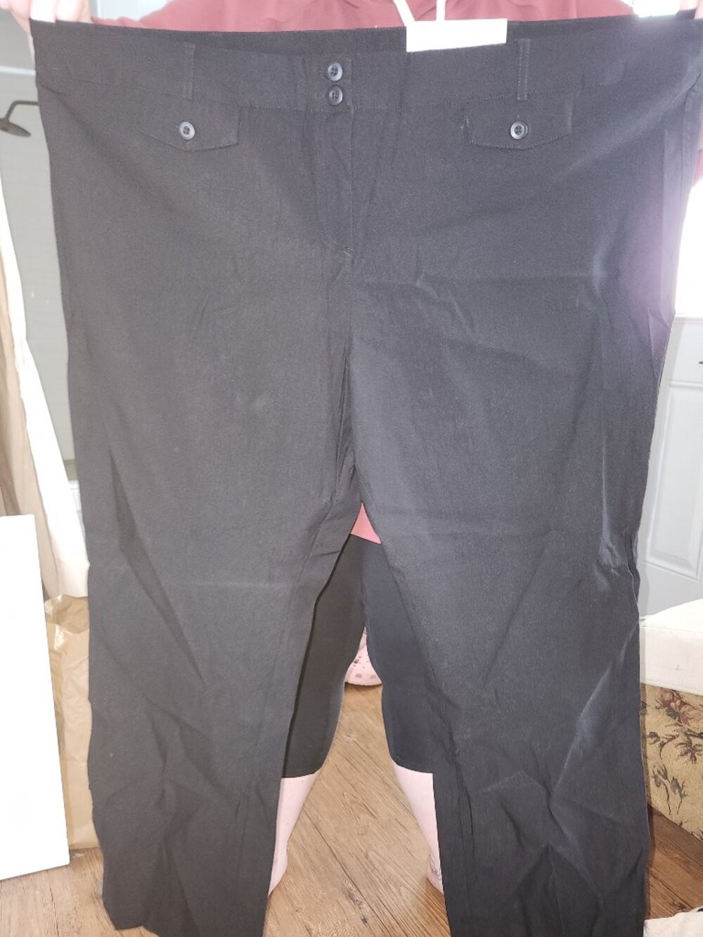 Straight fit pants